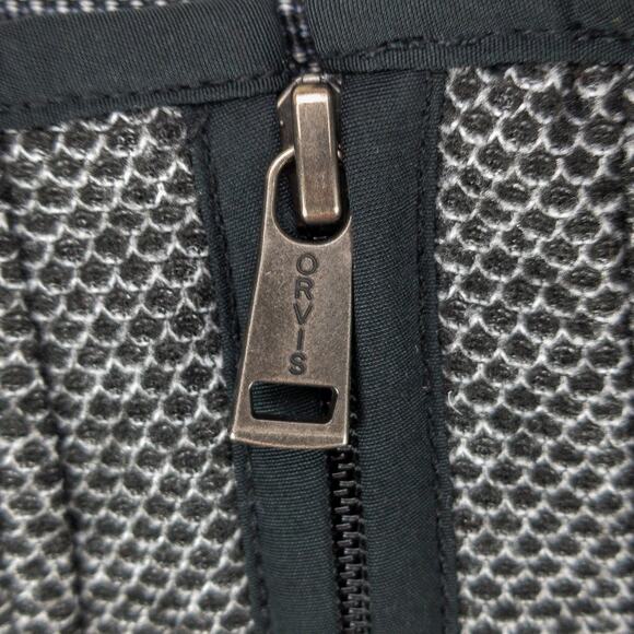 Orvis Sherpa Lined Fleece Pullover Mens 2XL Relaxed Fit Sweater Gray Heavyweight - Picture 5 of 12